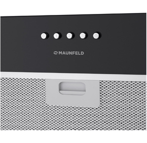 Вытяжка встраиваемая Maunfeld Crosby Singl 60 черный управление: кнопочное  (1 мотор)
