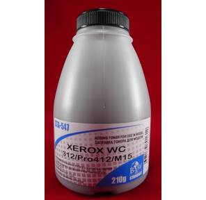 Тонер XEROX WC 312 / Pro 412 / M15  (фл,  210г) B&W Standart фас России