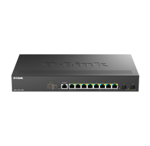 Коммутатор /  Управляемый L2 PoE-коммутатор,  8x2.5GBase-T PoE,  2x10GBase-X SFP+,  PoE-бюджет 240 Вт,  защита от статического электричества до 6 кВ,  CLI,  консольный порт RJ-45