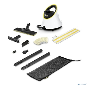 Пароочиститель напольный Karcher EasyFix SC 2 Deluxe 1500Вт белый / желтый