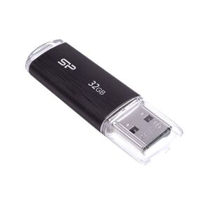 Флэш-диск USB 2.0 32Gb Silicon Power Ultima U02 <SP032GBUF2U02V1K> Black