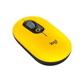 Logitech 910-006546 POP Mouse with emoji желтый / черный оптическая  (4000dpi) беспроводная BT / Radio USB  (4but)