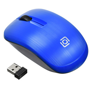 Мышь Oklick 525MW синий оптическая  (1000dpi) беспроводная USB  (2but)