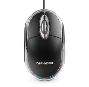 Гарнизон Мышь GM-100,  USB,  чип- Х,  черный,  1000 DPI,  2кн.+колесо-кнопка