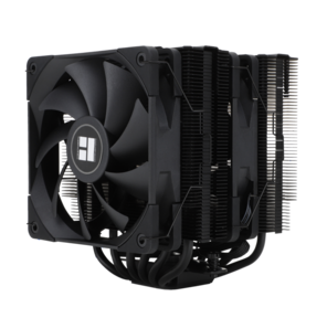 Кулер для процессора /  Thermalright Peerless Assassin 120 Black  (4-pin PWM,  157mm,  Ni / Cu,  6x6mm,  2x120mm,  66.17CFM,  25.6dBA,  1550RPM,  S: 2011,  -3,  2066,  1200,  1700,  1851,  115x,  AM4,  AM5,  black)