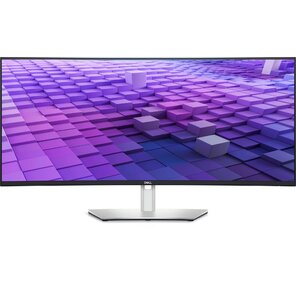 Монитор Dell 37.5" UltraSharp U3824DW серебристый / черный IPS LED 8ms 21:9 HDMI M / M матовая HAS Piv 300cd 178гр / 178гр 3840x1600 60Hz DP WQ+ USB 13.27кг