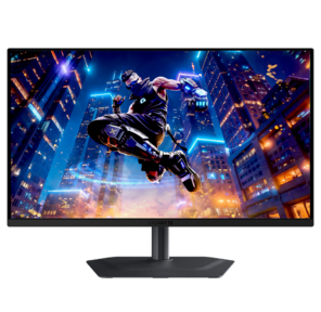 Монитор 27" Gigabyte MO27Q3 EK Black  (QD OLED,  2560 x 1440,  360Hz,  0, 03ms,  250cd / m->1000 (пиковая),  1500:1,  2xHDMI-2.1,  DP-1.4,  3xUSB3.2,  USB Type-C (18Вт), Pivot