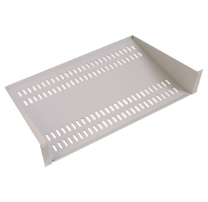 Полка перфорированная консольная 2U,  глубина 300 мм