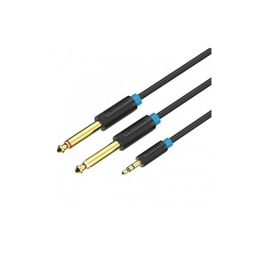 Кабель Vention аудио Jack 3, 5 mm M / 2Jack 6, 5 mm M - 1 м