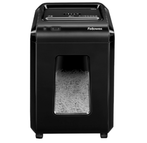 Fellowes Шредер Powershred 92Cs FS-1719301 {P-4,  4х38мм,  18лст.,  25лтр.,  уничтожает: скобы,  карты,  скрепки,  CD}