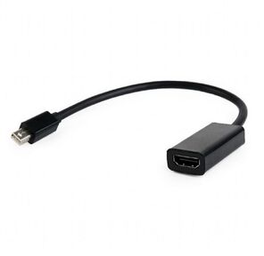 Cablexpert Переходник miniDisplayPort - HDMI,  20M / 19F,  кабель 15см,  черный,  пакет  (A-mDPM-HDMIF-02)