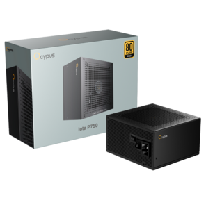 Блок питания 750W Ocypus Iota P750  (ATX,  80+ Gold,  APFC,  20+4 pin,  120mm fan,  PCI-E 6+2Px3,  8xSATA)  (Iota-P750-G1FFBK024X-EU)