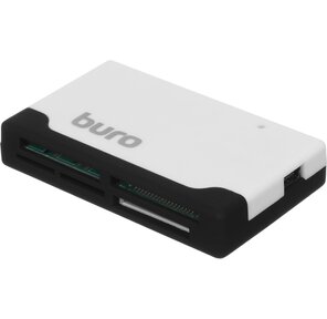 Устройство чтения карт памяти USB2.0 Buro BU-CR-2102 белый