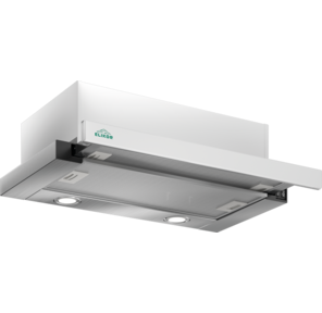 Кухонная вытяжка Интегра GLASS 45Н-400-В2Д нерж / стекло белое ELIKOR
