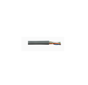 Кабель LANMASTER патч-кордовый UTP,  4x2,  кат 5E,  350Mhz,  LSZH,  серый,  305 м