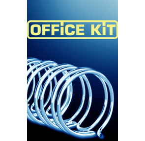 Пружины для переплета металлические Office Kit 14.3мм  (на 100-120 листов) черный  (100шт)  (OKPM916B)  (9 / 16)