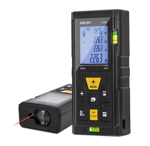 Лазерный дальномер Deli DL4169  (Диапазон измерения 0, 05~60м,  точность измерения: ±3мм)