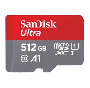 Флеш карта microSD 512GB SanDisk microSDXC Class 10 Ultra UHS-I A1 140MB / s