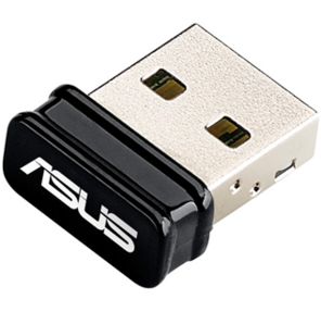 ASUS USB-N10 Nano WiFi Adapter USB  (USB2.0,  WLAN 150Mbps,  2.4GHz,  802.11bgn) 2x int Antenna