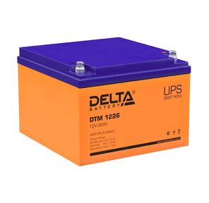Аккумуляторная батарея Delta DTM 1226  (12V26Ah)  для UPS