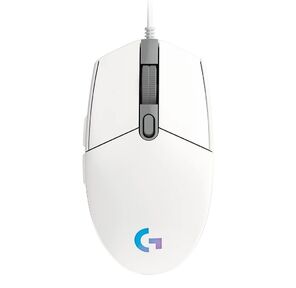 Мышь игровая Logitech G102 LIGHTSYNC White белая,  оптическая,  200-8000dpi,  2.1м USB2.0,  6 программируемых кнопок,  RGB подсветка,  под обе руки