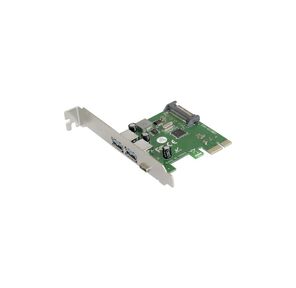 Exegate EX283719RUS Контроллер EXE-323 PCI-E 2.0,  2*USB3.0 ext + 1*Type-C,  разъем доп.питания  (OEM)