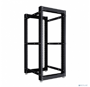 Стойка двухрамная NTSS NTSS-2POR24U / 600-1000-BL 24U 550ммx1000мм 600кг черный