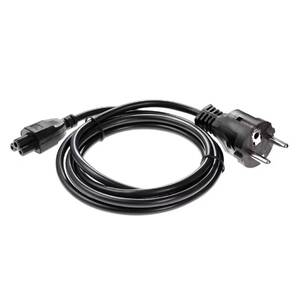 Кабель питания для ноутбуков 1.8m,  3-pin,  с заземлением,  220V  (Европейский стандарт)