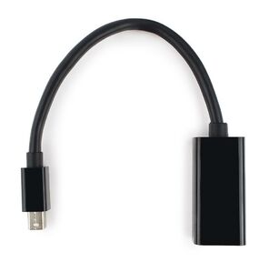 Cablexpert Переходник miniDisplayPort - DisplayPort,  20M / 20F,  длина 16см,  черный  (A-mDPM-DPF-001)