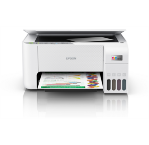 Epson EcoTank L3256 МФУ А4 цветное: принтер / копир / сканер,  33 / 15 стр. / мин. (чб / цвет),  крышка оригиналов,  USB,  WiFi,  Wi-Fi Direct,  в комплекте чернила 8 100 / 6 500 стр. (чб / цвет)