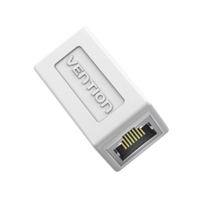 Адаптер-соединитель Vention RJ45 F  /  RJ45 F 8p8c кат. 6 Белый