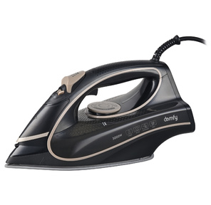 Утюг Domfy DSC-EI901 3000Вт черный / золотистый