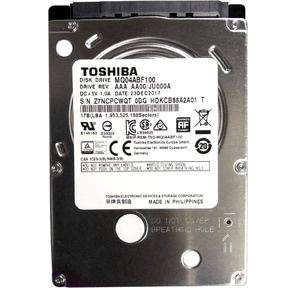 HDD Toshiba SATA3 1Tb 2.5"" 5400 128Mb 1 year warranty  (replacement HDWL110UZSVA,  WD10JUCT)