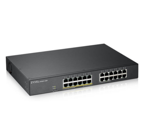 <ожидает разрешительные> Zyxel GS1900-24EP Smart L2 PoE + switch ,  rack 19 ",  24xGE  (12xPoE +),  PoE budget 130 W