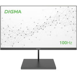 Монитор Digma 27" Progress 27A501F черный VA LED 5ms 16:9 HDMI M / M матовая 300cd 178гр / 178гр 1920x1080 100Hz G-Sync FreeSync VGA FHD