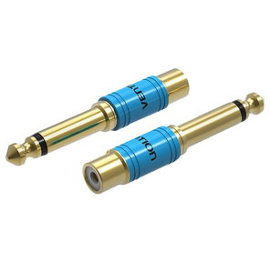 Переходник Vention jack 6.35 mm M / RCA F