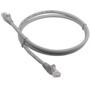 Патч-корд LANMASTER LSZH UTP кат.6,  7.0 м,  серый