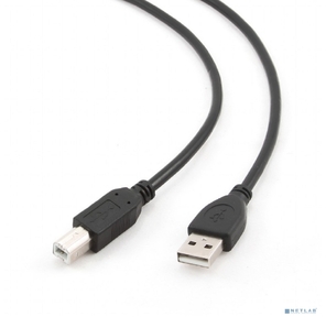 Bion Кабель интерфейсный USB 2.0 AM / BM,  3м,  черный [BXP-CCP-USB2-AMBM-030]