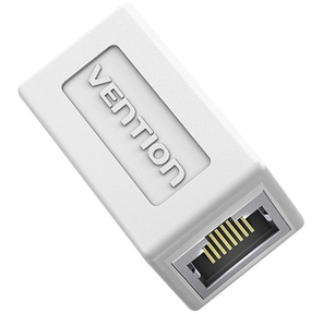 Адаптер-соединитель Vention RJ45 F  /  RJ45 F 8p8c кат. 6 Белый