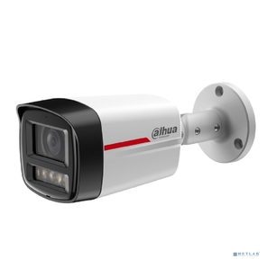 DAHUA DH-IPC-HFW2449TLP-S-LED-0280B-PRO Уличная цилиндрическая IP-видеокамера WizColor 4Мп,  1 / 1.8” CMOS,  объектив 2.8мм,  видеоаналитика,  микрофон,  LED 50м,  IP67,  металл