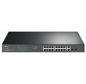TP-Link TL-SG1218MP 18-port gigabit Unmanaged switch with 16 PoE+ ports,  18 10 / 100 / 1000Mbps RJ-45 port,  2 combo SFP ports 250W