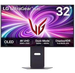 Монитор LG 31.5" UltraGear 32GS95UV-B черный OLED LED 16:9 HDMI M / M матовая HAS Piv 275cd 178гр / 178гр 3840x2160 240Hz G-Sync FreeSync Premium Pro DP 4K USB 9.8кг