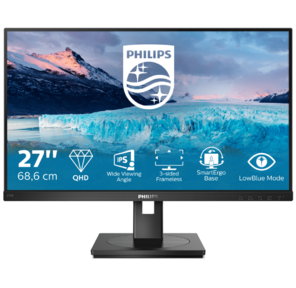 PHILIPS 275S1AE / 00 27",  IPS,  2560x1440,  75Hz,  4ms,  178° / 178°,  300 cd / m,  50M:1,  +DVI,  +HDMI 1.4,  +DisplayPort 1.2,  HAS,  Pivot,  Swivel,  Tilt,  Speakers,  Black