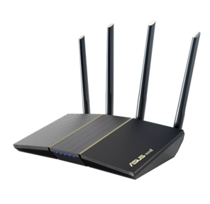 Asus RT-AX57 Двухдиапазонный маршрутизатор AX3000,  2.4 / 5 ГГц,  2976 Мбит / с,  LAN 4х1 Гбит / с,  IPv6,  MU-MIMO