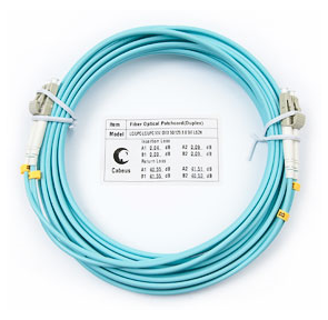 Cabeus FOP-50-LC-LC-5m Шнур оптический duplex LC-LC 50 / 125 mm OM3 5м LSZH