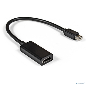 Exegate EX284922RUS Кабель-переходник miniDisplayPort-HDMI ExeGate EX-mDPM-HDMIF-0.15  (mini20M / 19F,  0, 15м)