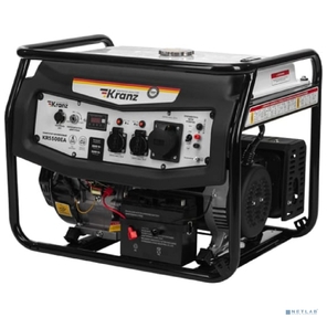 Генератор бензиновый KR5500EA,  5, 5кВт,  230В,  25л,  коннектор автоматики,  электростартер KRANZ