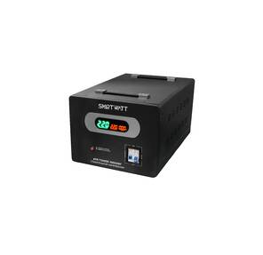 Напольный стабилизатор напряжения SMARTWATT AVR TOWER 10000RF  (140W - 260W,  10000VA,  10 кВт,  50-60 Гц,  LED-дисплей,  релейный,  Напольный,  290x220x415мм,  16, 6 кг)