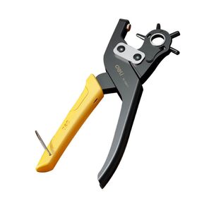 Револьверный дырокол для кожи 6-в-1 Deli DL108011 диаметр пуансона: 2,  2, 5,  3,  3, 5,  4,  4, 5 мм,  сталь Cr-V