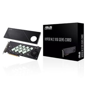 Плата расширения ASUS HYPER M.2 X16 GEN5 CARD  / PCIE 5.0 M.2 X16,  ADD ON CARD